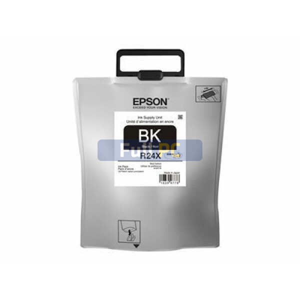 Epson R24X - Gran capacidad - negro - original - paquete de tinta - para WorkForce Pro WF-R8590, WF-R8590 D3TWFC, WF-R8590DTWF, WF-R8590DTWFL - TR24X120-AL - en Full PC