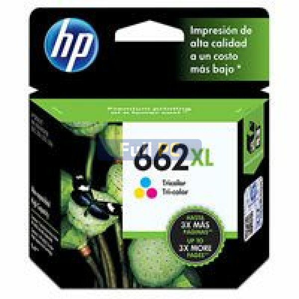 HP 662XL - Alto rendimiento - color (cian, magenta, amarillo) - original - Ink Advantage - cartucho de tinta - para Deskjet 1516, Ink Advantage 15XX, Ink Advantage 26XX, Ink Advantage 46XX - CZ106AL - en Full PC