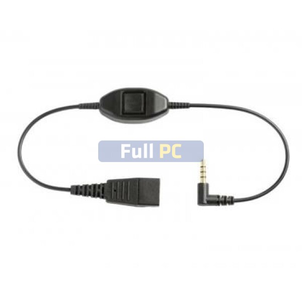 Jabra - Cable para auriculares - Desconexión rápida macho a mini-phone stereo 3.5 mm macho - 30 cm - 8800-00-103 - en Full PC