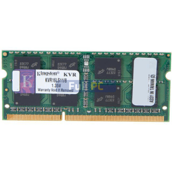 Kingston ValueRam - DDR3 SDRAM - 8 GB - 1600 MHz - Unbuffered - Non-ECC - KVR16LS11/8WP - KVR16LS11/8WP - en Full PC