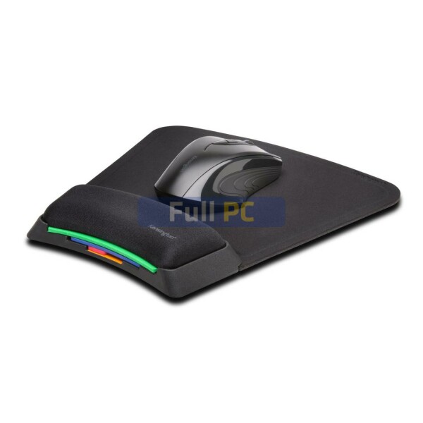 Kensington SmartFit - Alfombrilla de ratón con apoyamuñecas - negro - K55793AM - en Full PC