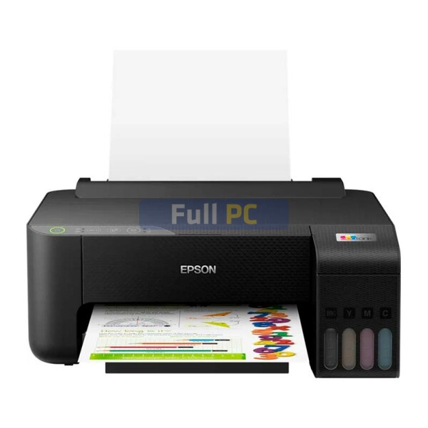 Epson EcoTank L1250 - Workgroup printer - 215.9 x 355.6 mm - hasta 10 ppm (mono) - hasta 5 ppm (color) - capacidad: 100 sheets - USB 2.0 / Wi-Fi - C11CJ71303 - en Full PC