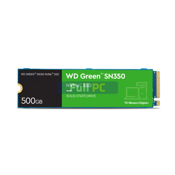 WD Green SN350 - SSD - 500 GB - interno - M.2 2280 - PCIe 3.0 x4 (NVMe) - WDS500G2G0C - en Full PC