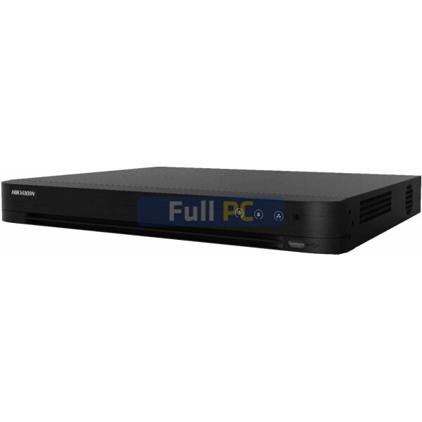 Hikvision Turbo HD DVRs with AcuSense IDS-7216HQHI-M2/S - Unidad independiente de DVR - 16 canales - en red - 1U - montaje en bastidor - IDS-7216HQHI-M2S - en Full PC
